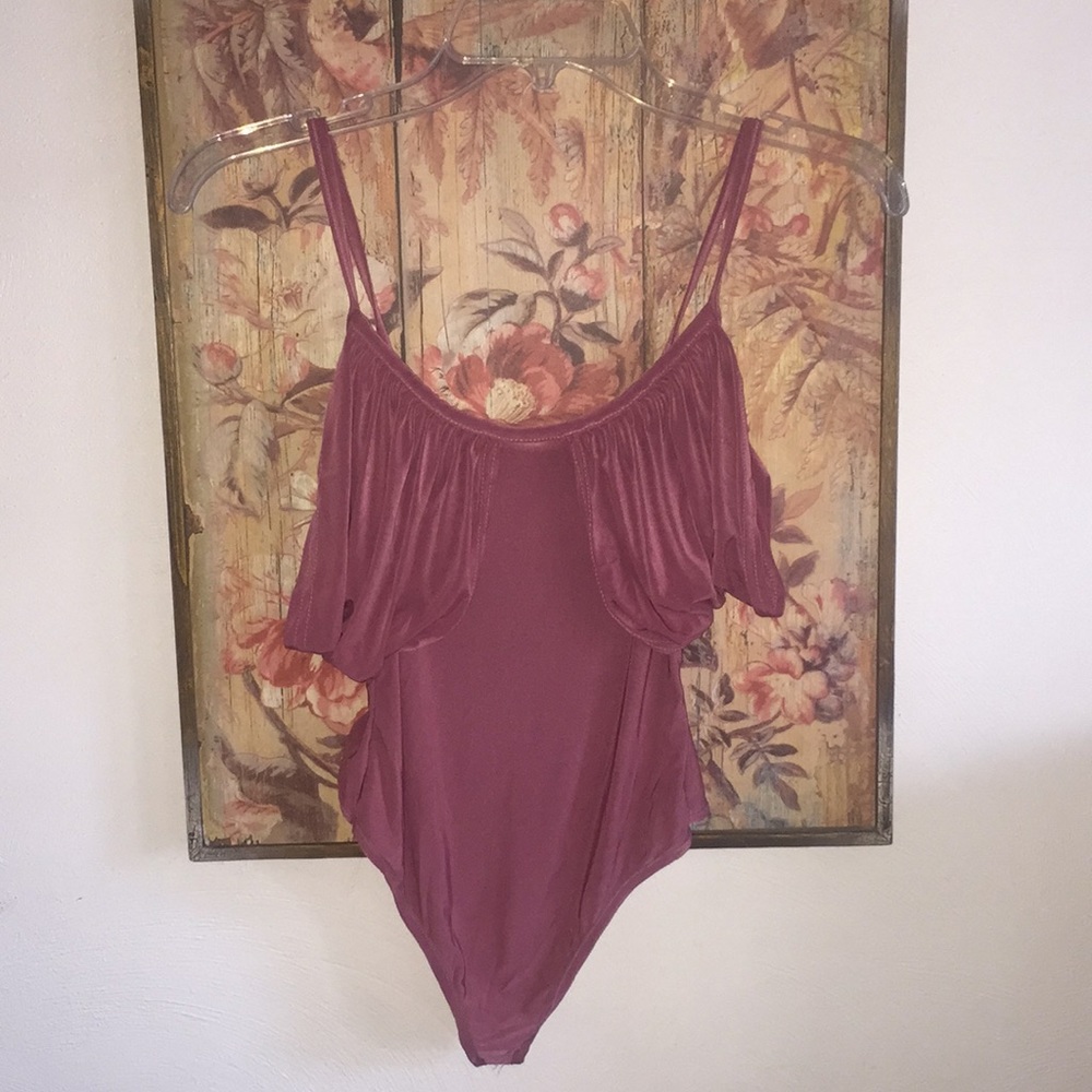 NWT ASOS CLUB L STRETC OFF SHOULDER BODYSUIT TOP 4 - Picture 11 of 13